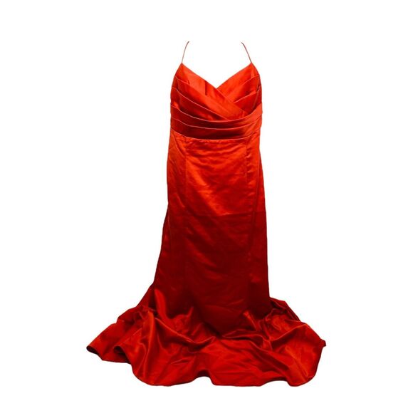 David's Bridal Dresses & Skirts - David’s Bridal Women’s Bridesmaids Dress Redish-Orange Full Length Size 16